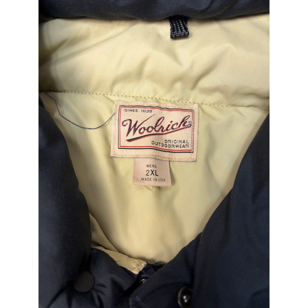 Vintage Woolrich Full Zip Puffer Vest Jacket Size 2XL
