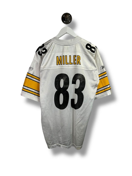 Heath Miller #83 Pittsburgh Steelers NFL Reebok Football Jersey Size Medium