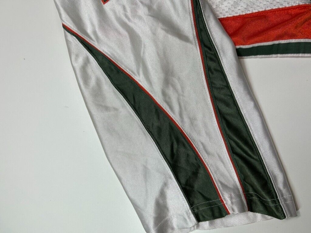 Vintage Miami Hurricanes NCAA Nike Collegiate Football Jersey Size XL White