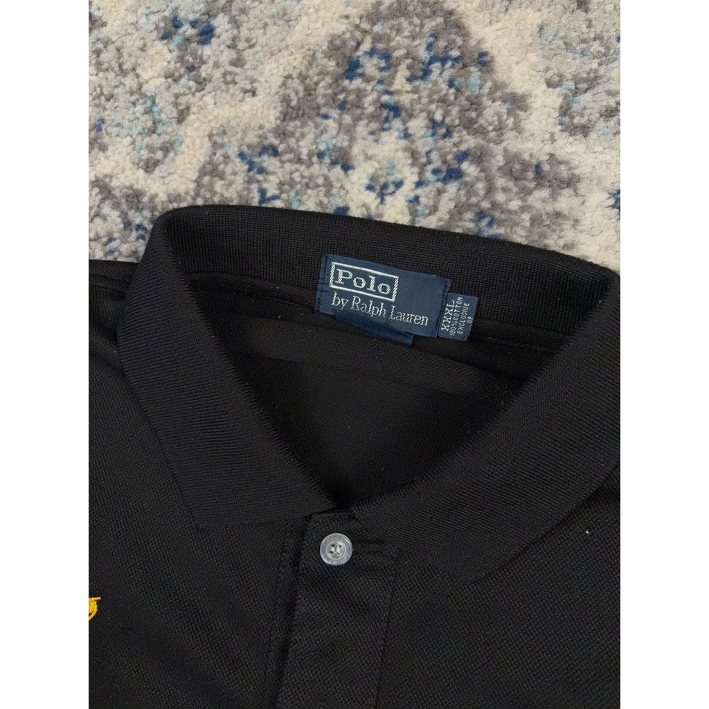 Vintage Polo Ralph Lauren Embroidered Big Pony Mercer 1/4 Button Up Shirt Sz 3XL