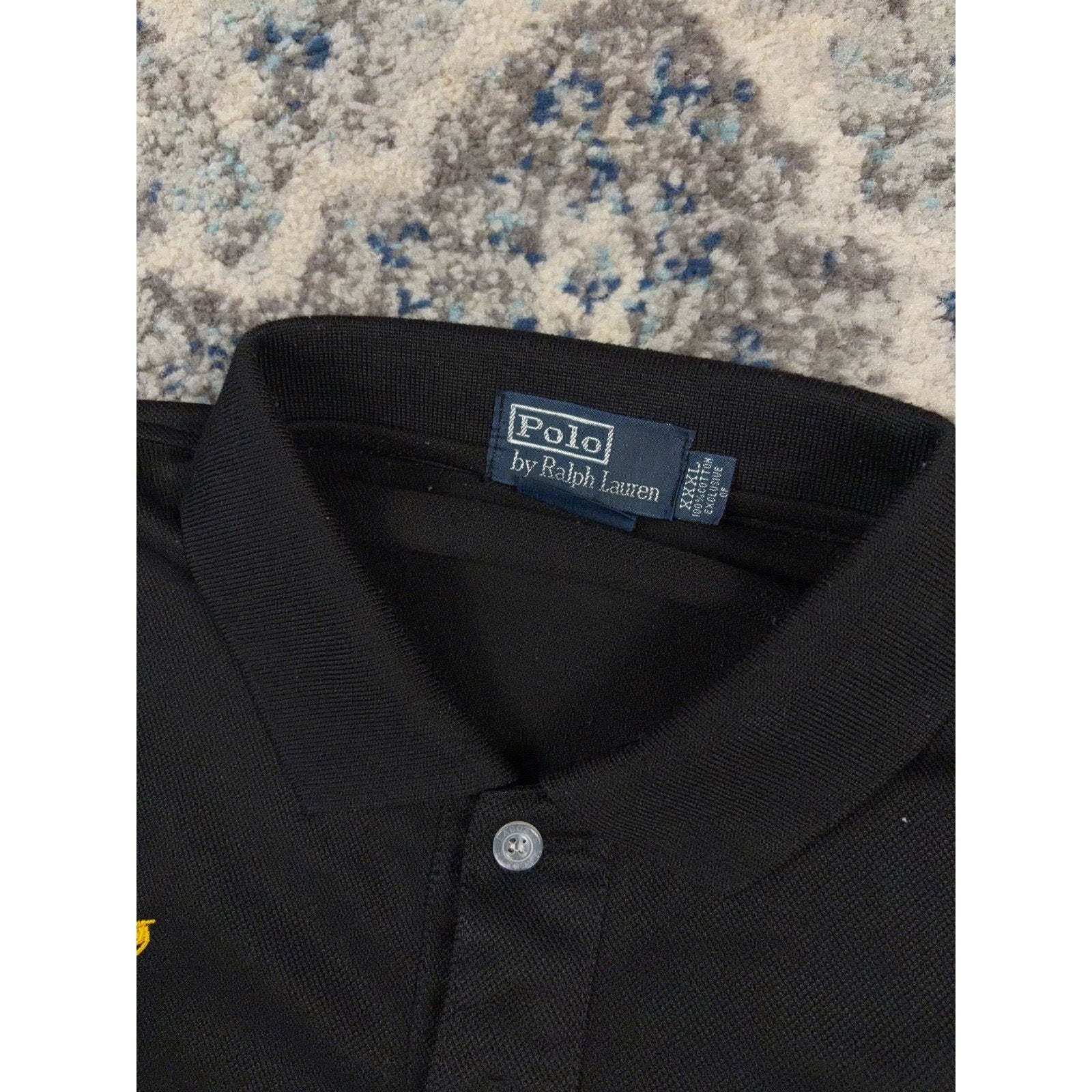 Vintage Polo Ralph Lauren Embroidered Big Pony Mercer 1/4 Button Up Shirt Sz 3XL