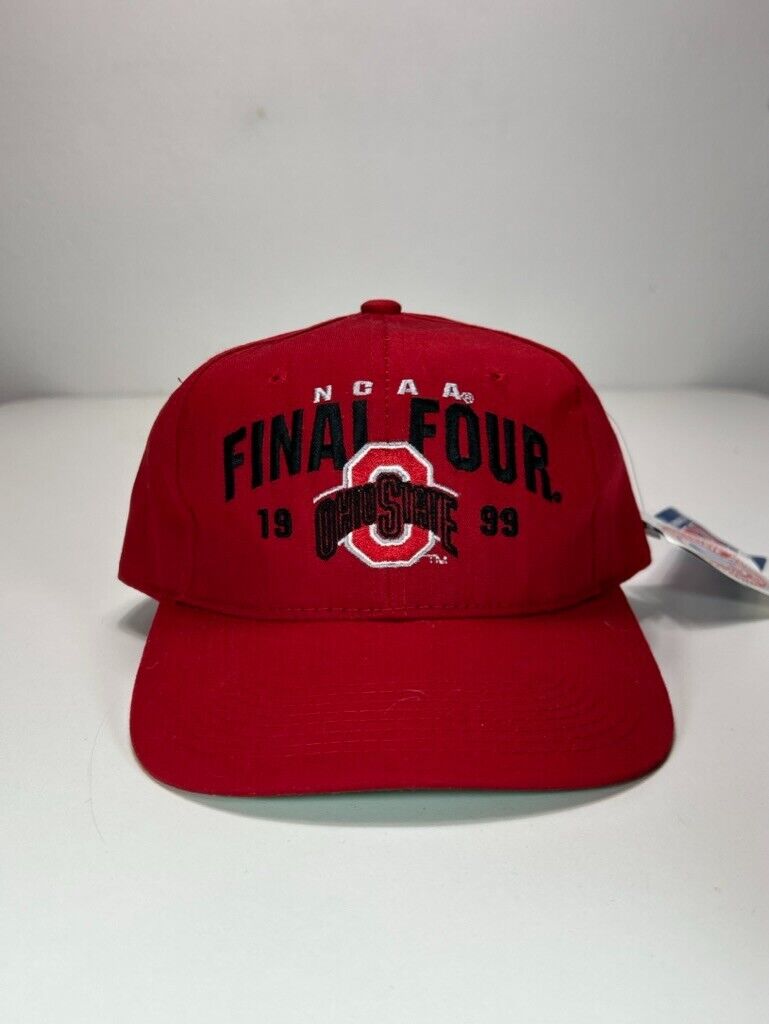 Vintage 1999 Ohio State Buckeyes NCAA Final Four Snapback Hat OSFA Red