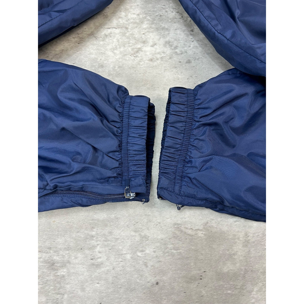 Vintage 90s Nike Embroidered Mini Swoosh Nylon Track Pants Size Medium YOUTH
