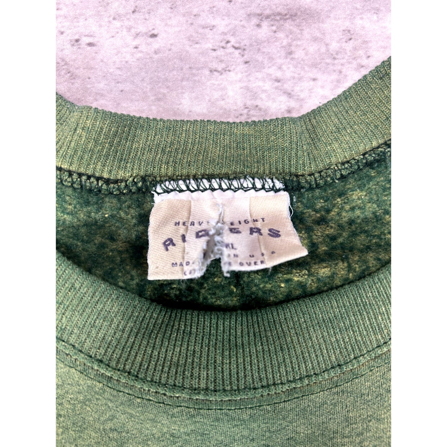 Vintage 90s GAP Spellout Logo Earth Tone Graphic Sweatshirt Size XL Green