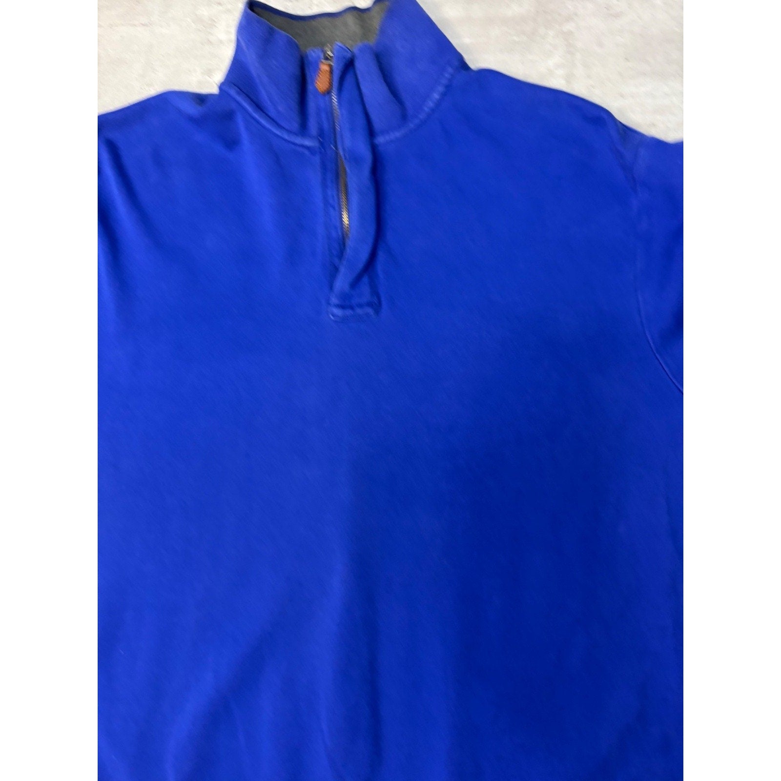 Vintage Polo Golf 1/4 Zip Pullover Collared Blue Sweatshirt Size Medium