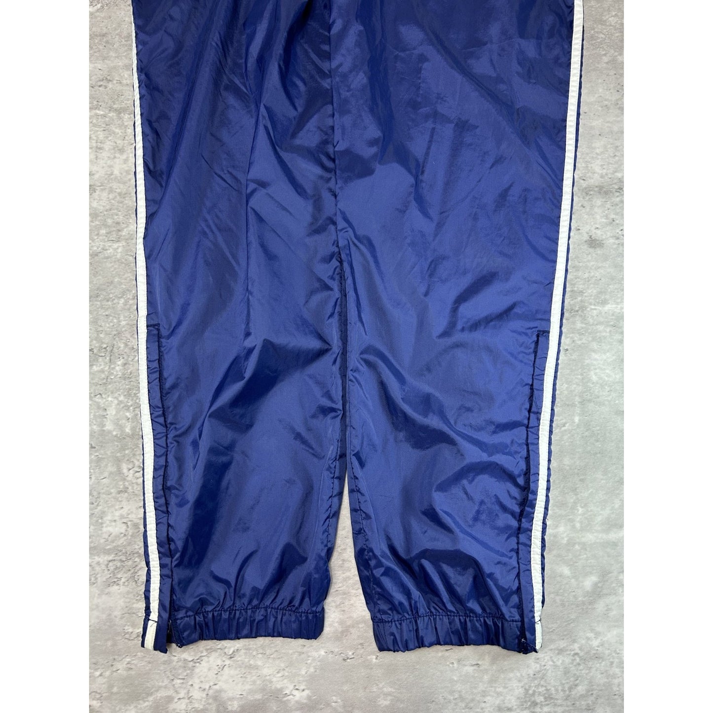 Vintage 90s Adidas Embroidered Logo Nylon Track Pants Size Small