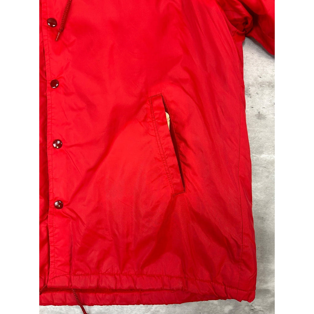 Vintage 70s/80s Ohio State Buckeyes NCAA Fleece Lined Coaches Jacket Size XL