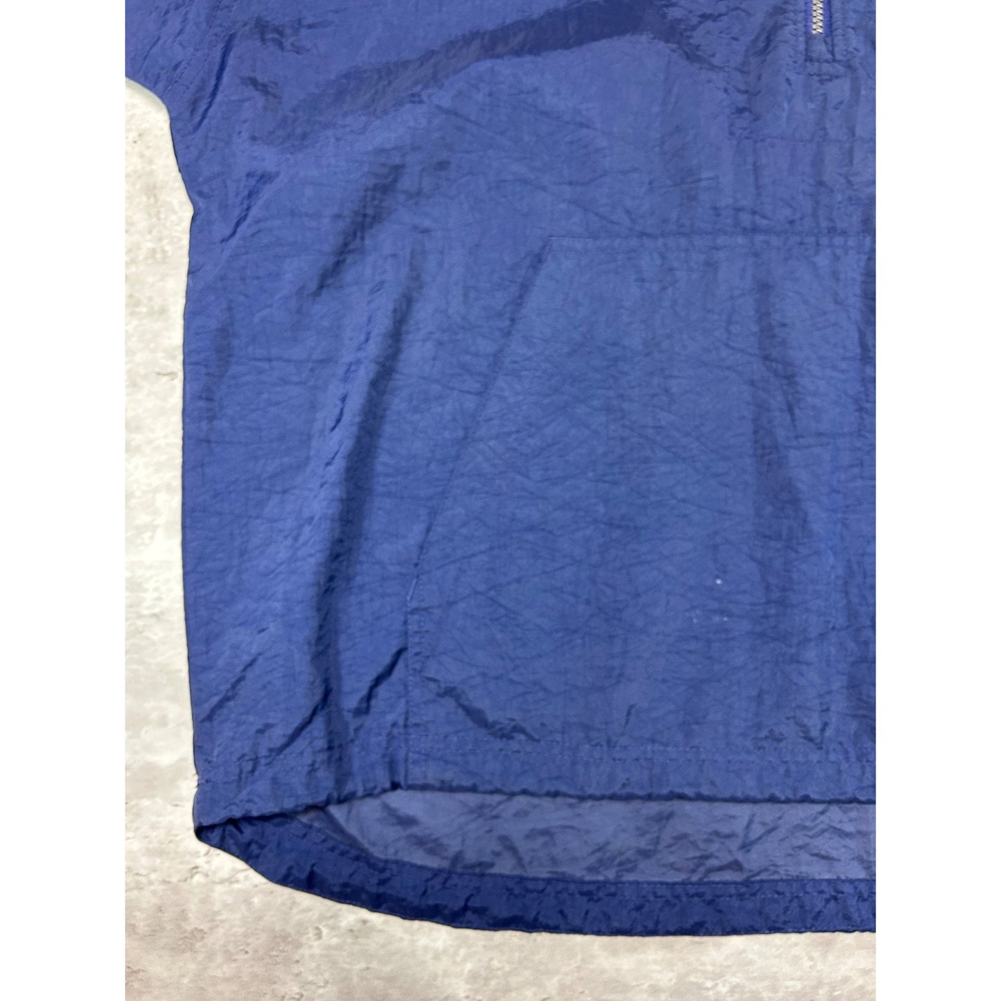 Vintage 90s Adidas Embroidered Logo 1/2 Zip Windbreaker Jacket Size Large