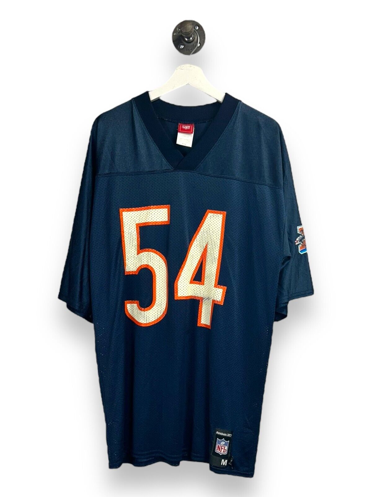 Brian Urlacher #54 Chicago Bears NFL Reebok Football Jersey Size Medium Blue