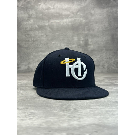Charleston Riverdogs Milb Embroidered Logo Baseball Fitted Hat 7 1/2