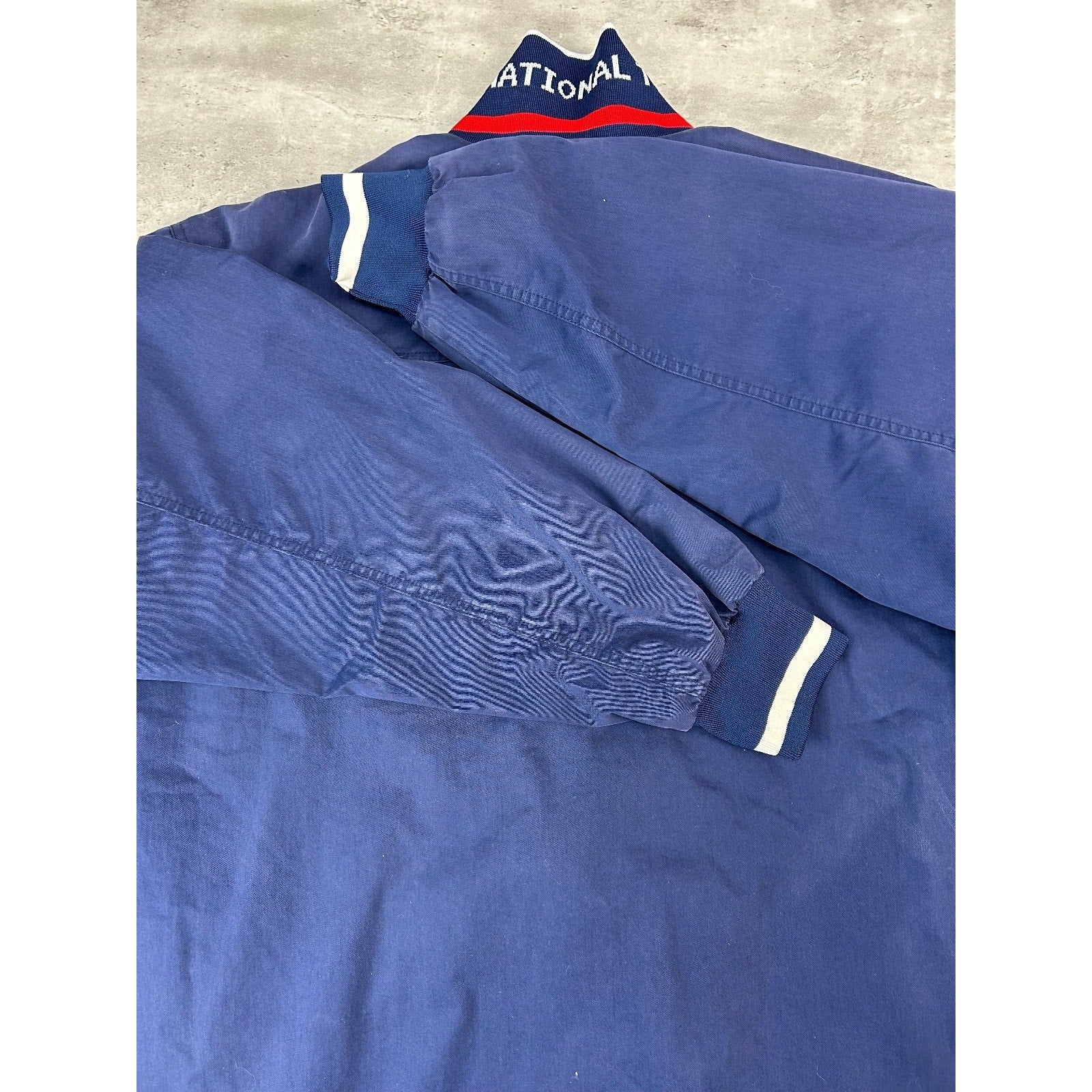 Vintage Team USA Olympics Soccer Full Zip Nylon Nike Jacket Size Large