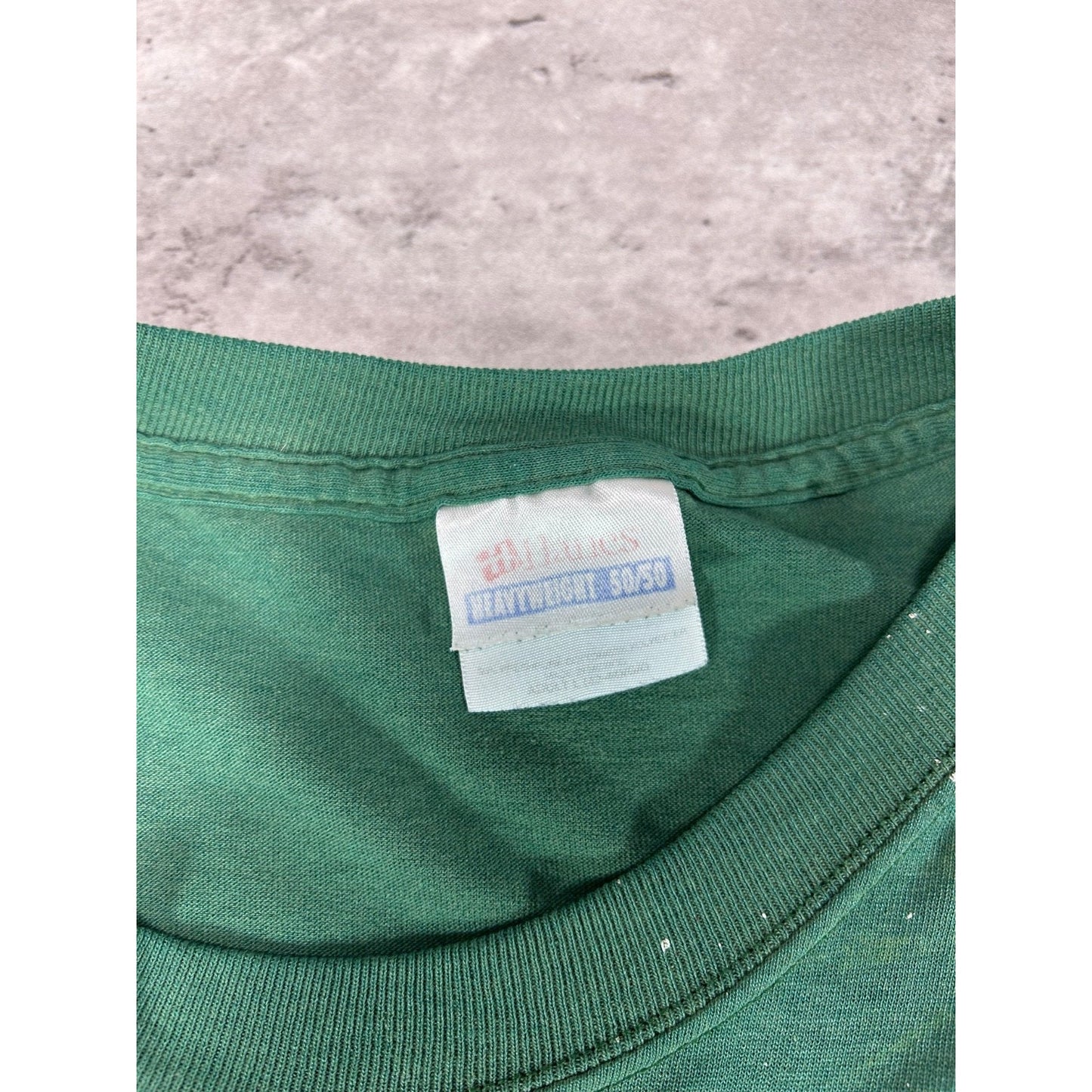 Vintage 90s M.V.C.C Baseball Collegiate Graphic Spellout T-Shirt Size Large