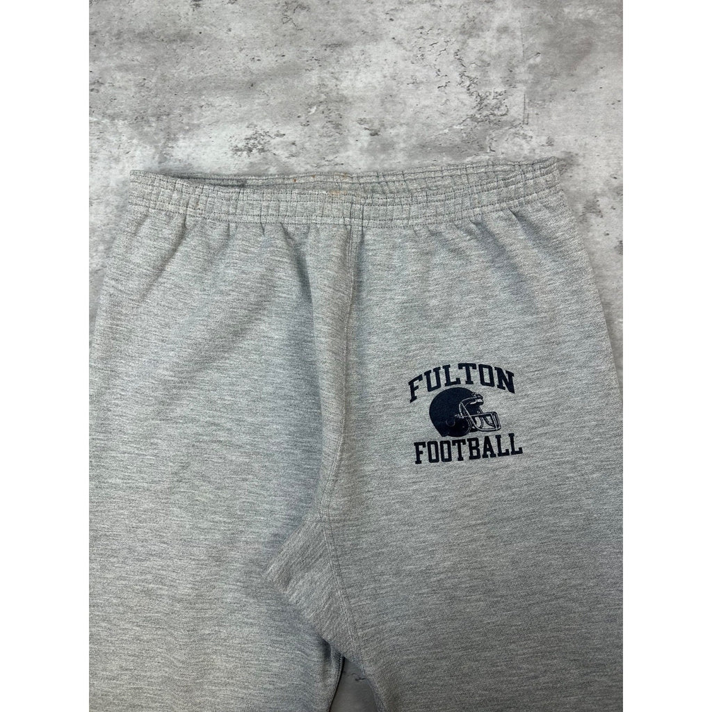 Vintage 90s Fulton Football Collegiate Spellout Sweat Pants Size Medium