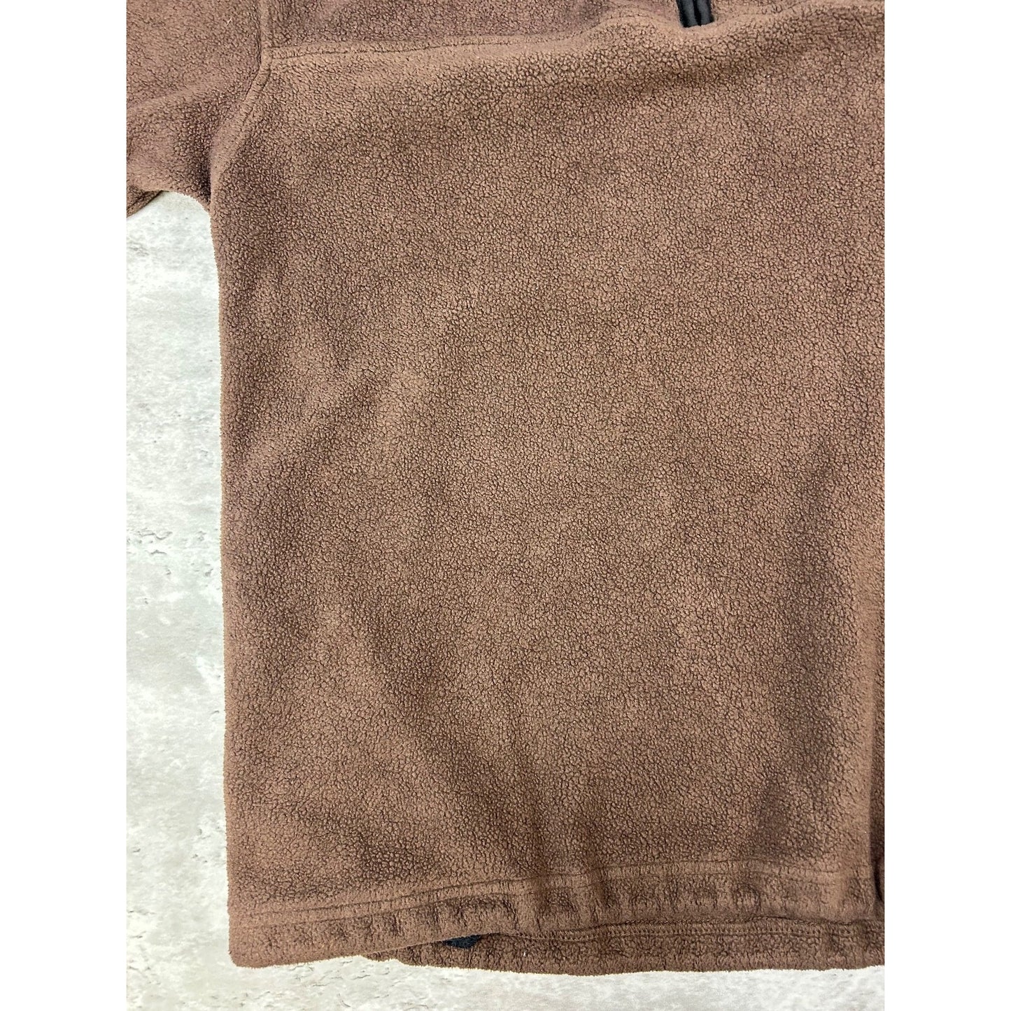 Vintage Cleveland Browns NFL Embroidered Spellout 1/2 Zip Fleece Sweatshirt XL