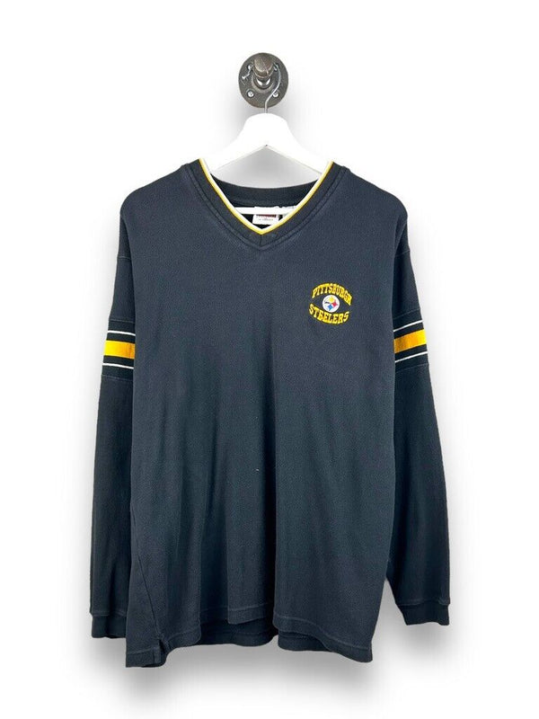 Vintage 2000 Pittsburgh Steelers Embroidered Logo NFL Sweatshirt Sz Medium