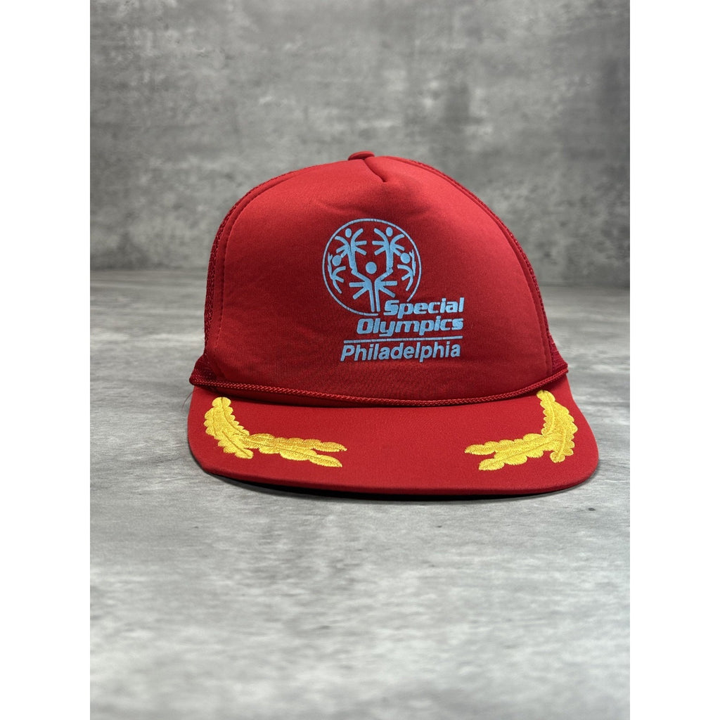 VTG 90s Philadelphia Special Olympics Scrambled Eggs Trucker Snapback Hat OSFA