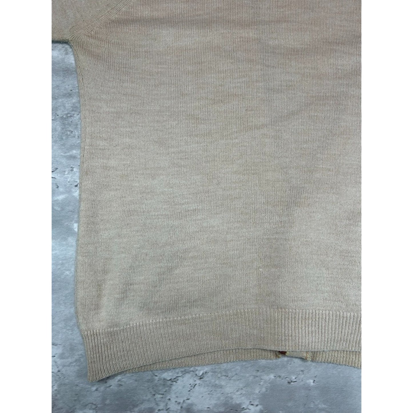 Vintage 1990s/1980s Earth Tones Button Down Knit Cardigan Sweater Size large