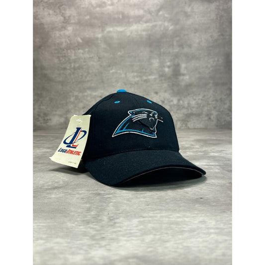 Vintage 90s Carolina Panthers NFL Logo Athletics Plain Logo Snapback Hat OSFA