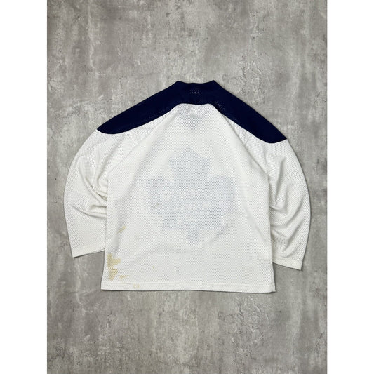 Vintage 90s Toronto Maple Leafs NHL Graphic Hockey Jersey Size Medium White