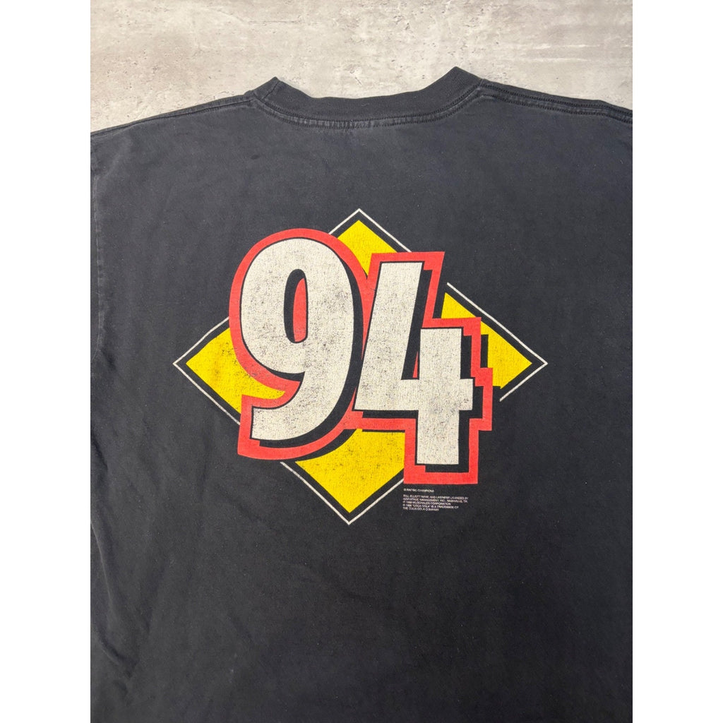 Vintage 1999 Bill Elliott #94 Nascar Racing Graphic Long Sleeve T-Shirt Sz Large