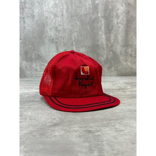 Vintage 90s PC Insiders Report Embroidered Spellout Trucker Snapback Hat OSFA