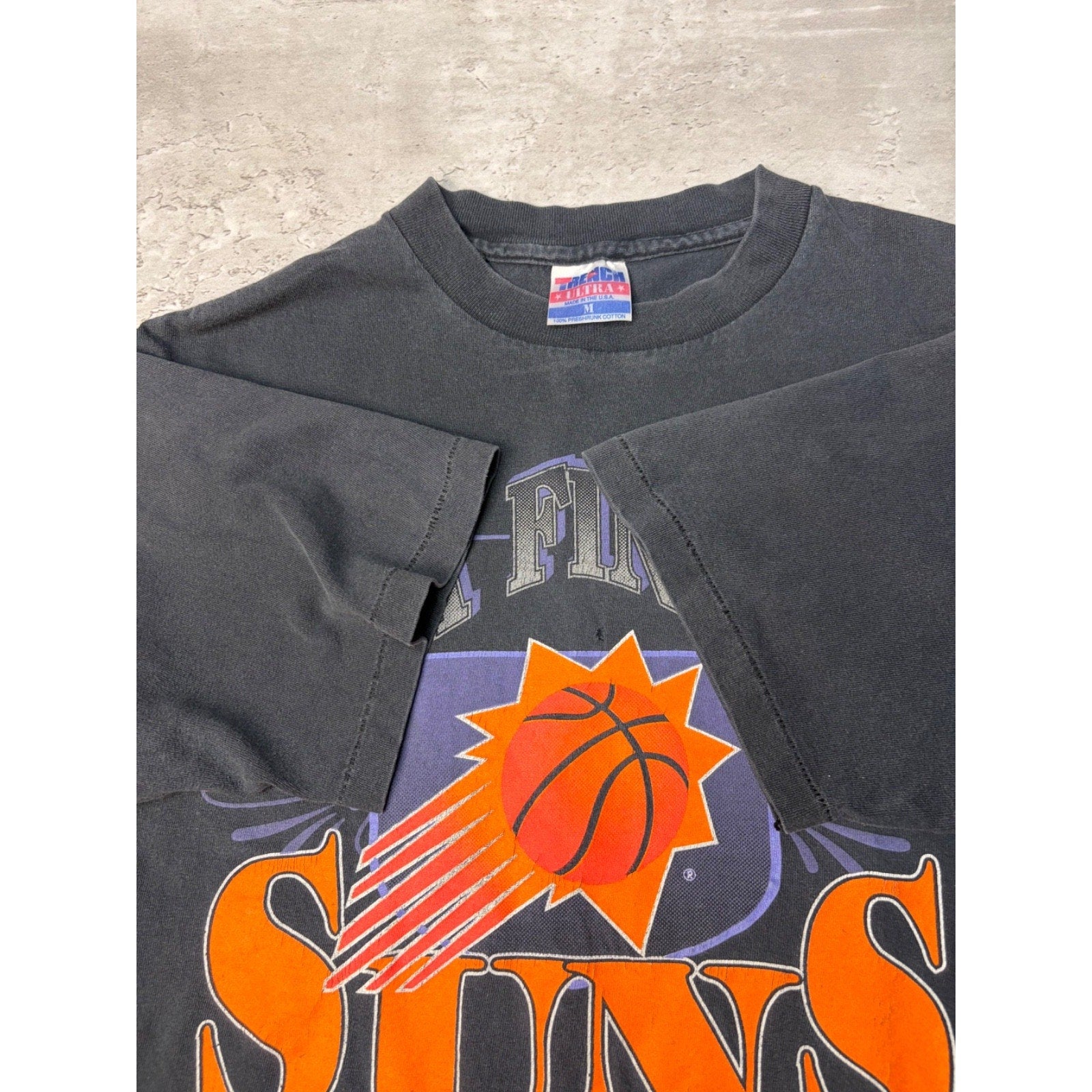 1993 Phoenix Suns NBA Western Conference Champs Graphic T-Shirt Size Medium