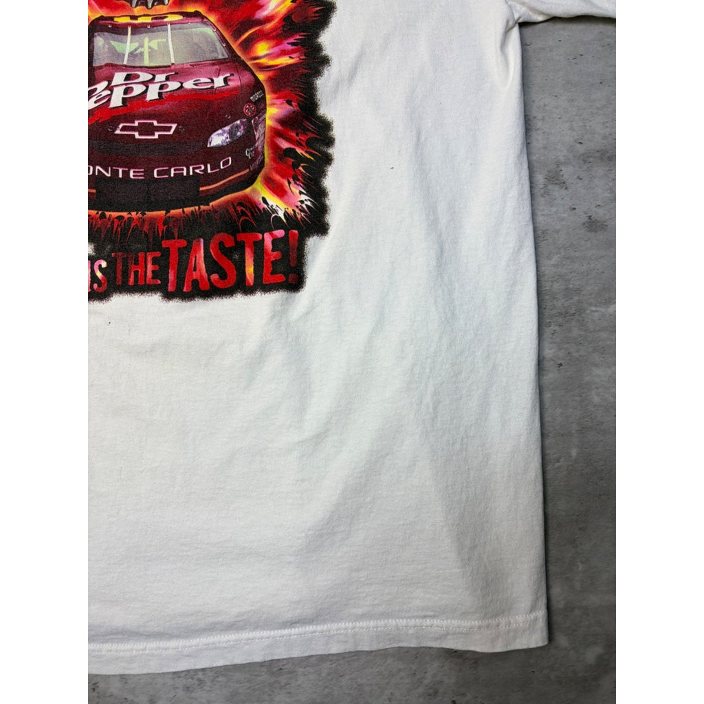 Vintage Dr Pepper Thirst To Win Nascar Graphic T-Shirt Size XL