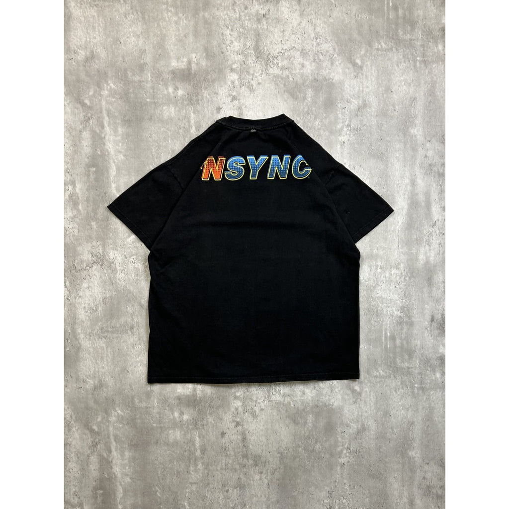 Vintage 1999 Nsync Band Member Graphic Pop Music T-Shirt Size Large