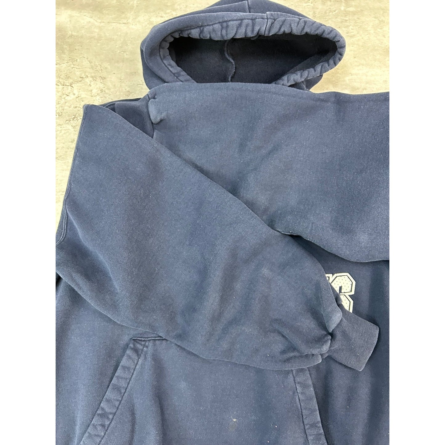 Vintage 90s Penn State Nittany Lions Spellout Hooded Sweatshirt Size Medium