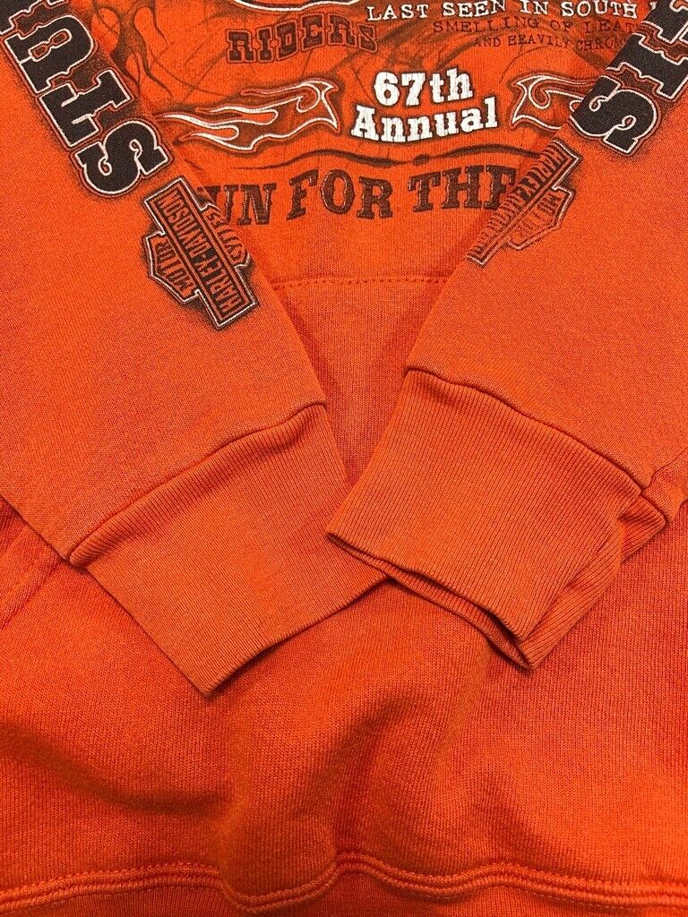 Vintage 2003 Harley Davidson Sturgis Bike Rally Hooded Sweatshirt Size XL