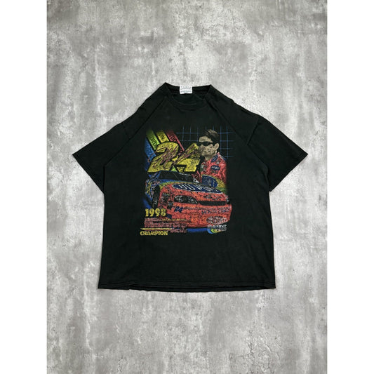 Vintage 1998 Jeff Gordon #24 Nascar Racing Graphic T-Shirt Size XL