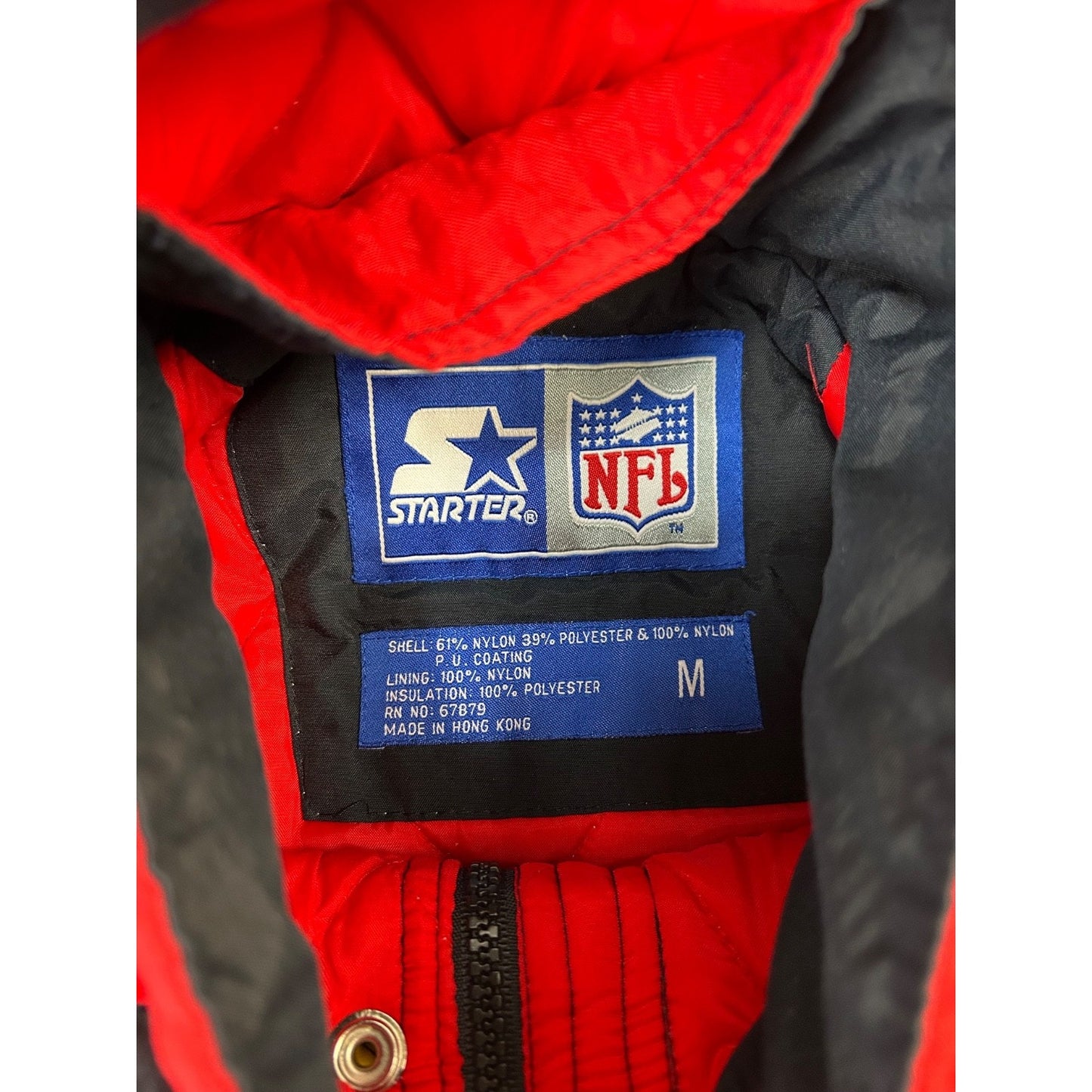 Vintage 90s Kansas City Chiefs NFL Embroidered Insulated Starter Jacket Medium