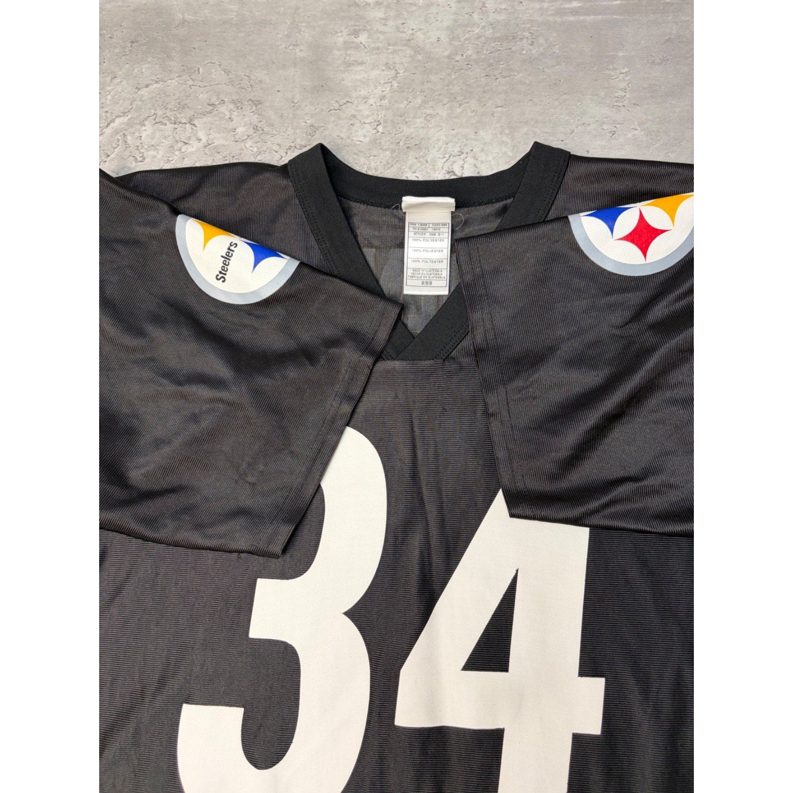 Rashard Mendenhall #34 Pittsburgh Steelers NFL Cropped Football Jersey Sz Medium