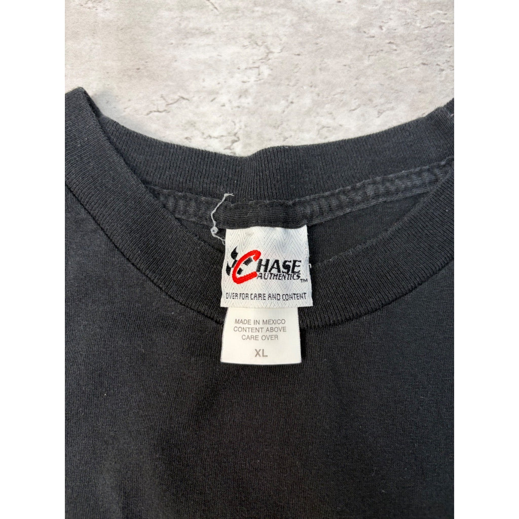 Vintage 90s Dale Earnhardt #3 Nascar Embroidered Spellout Logo T-Shirt Size XL