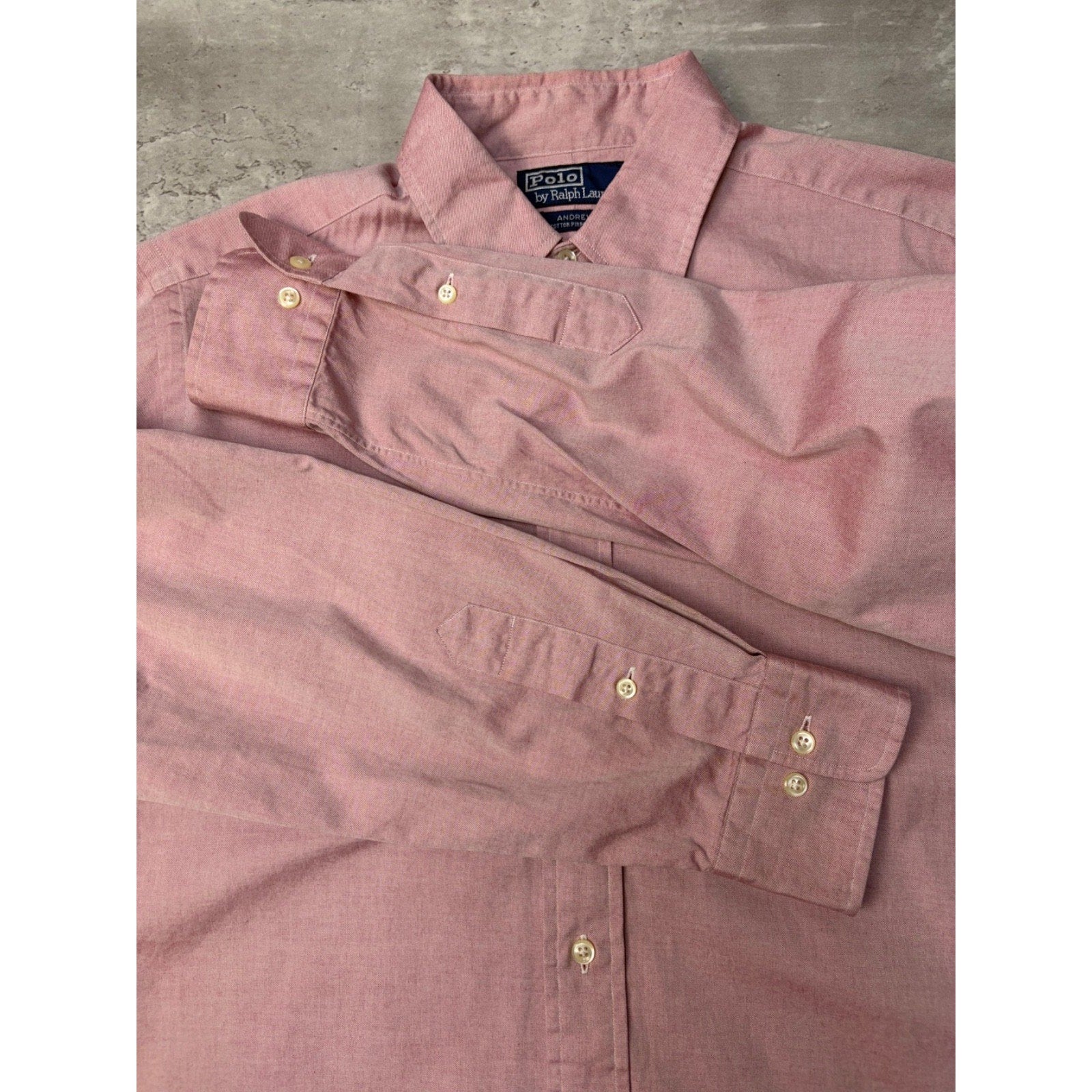 Vintage Polo Ralph Lauren Embroidered Pony Cropped Button Up Shirt Size Large