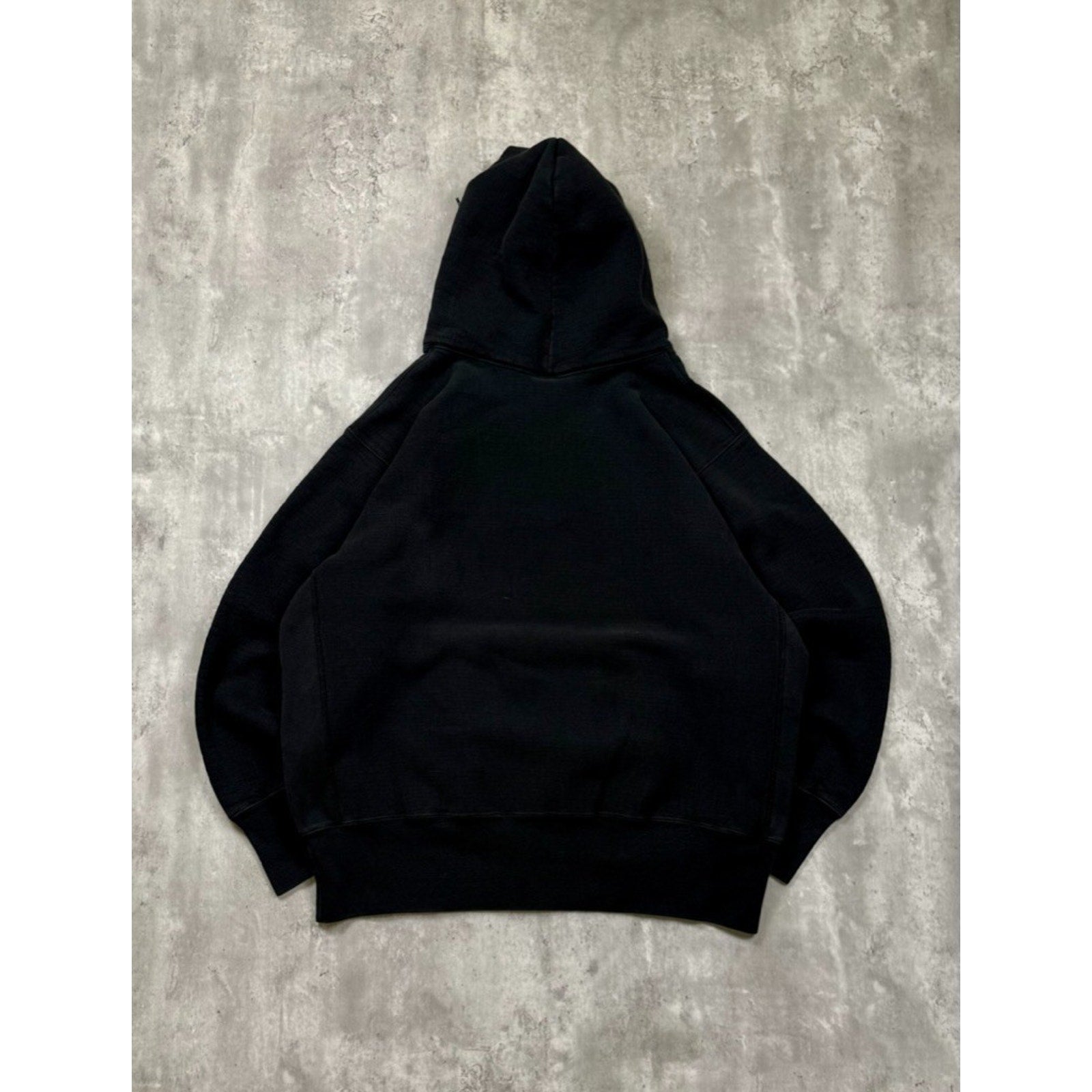 Vintage 90s Camber Black Hooded Pullover Sweatshirt Size 2XL