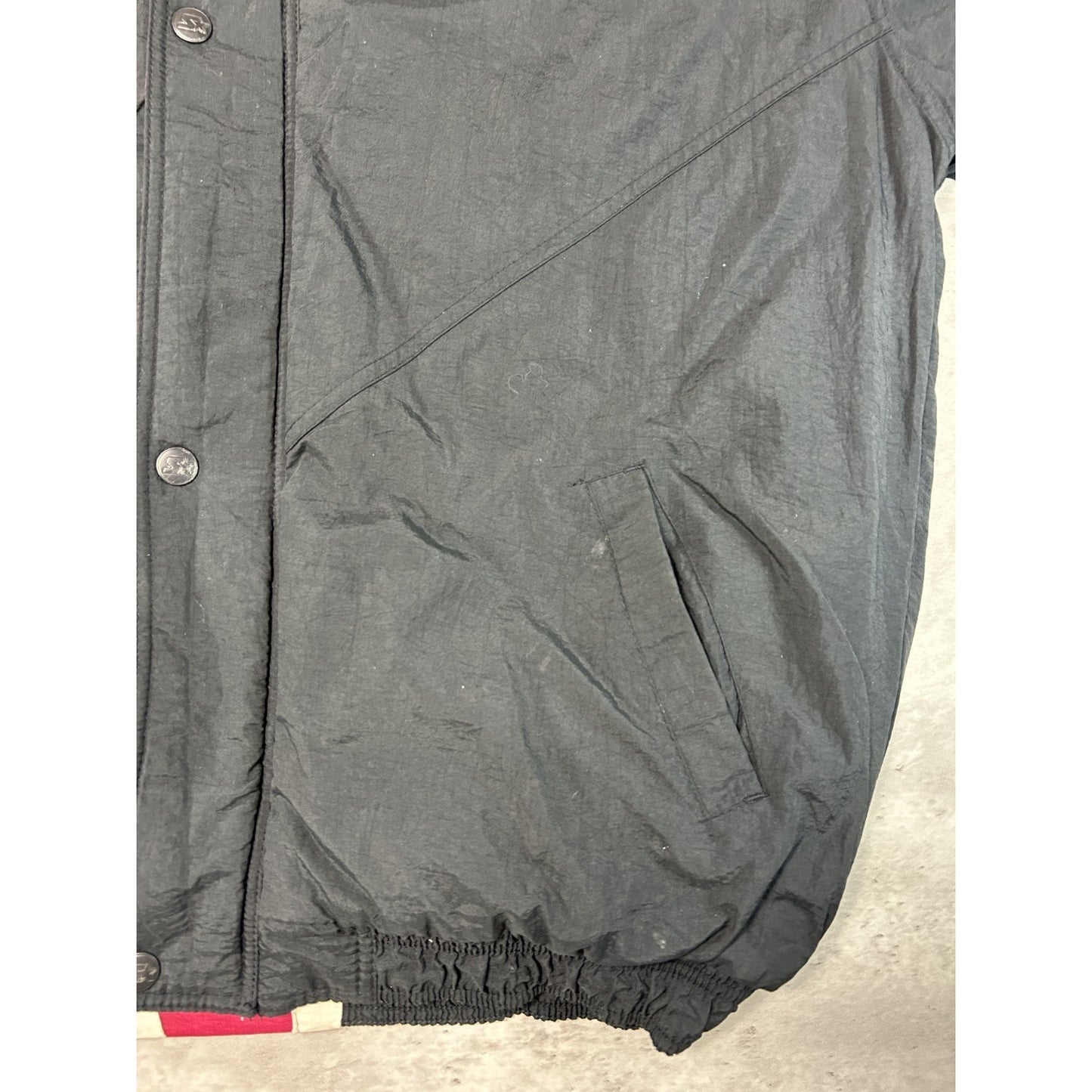 Vintage 1996 Hamilton Tiger Cats CFL Grey Cup Insulated Starter Jacket Sz Large