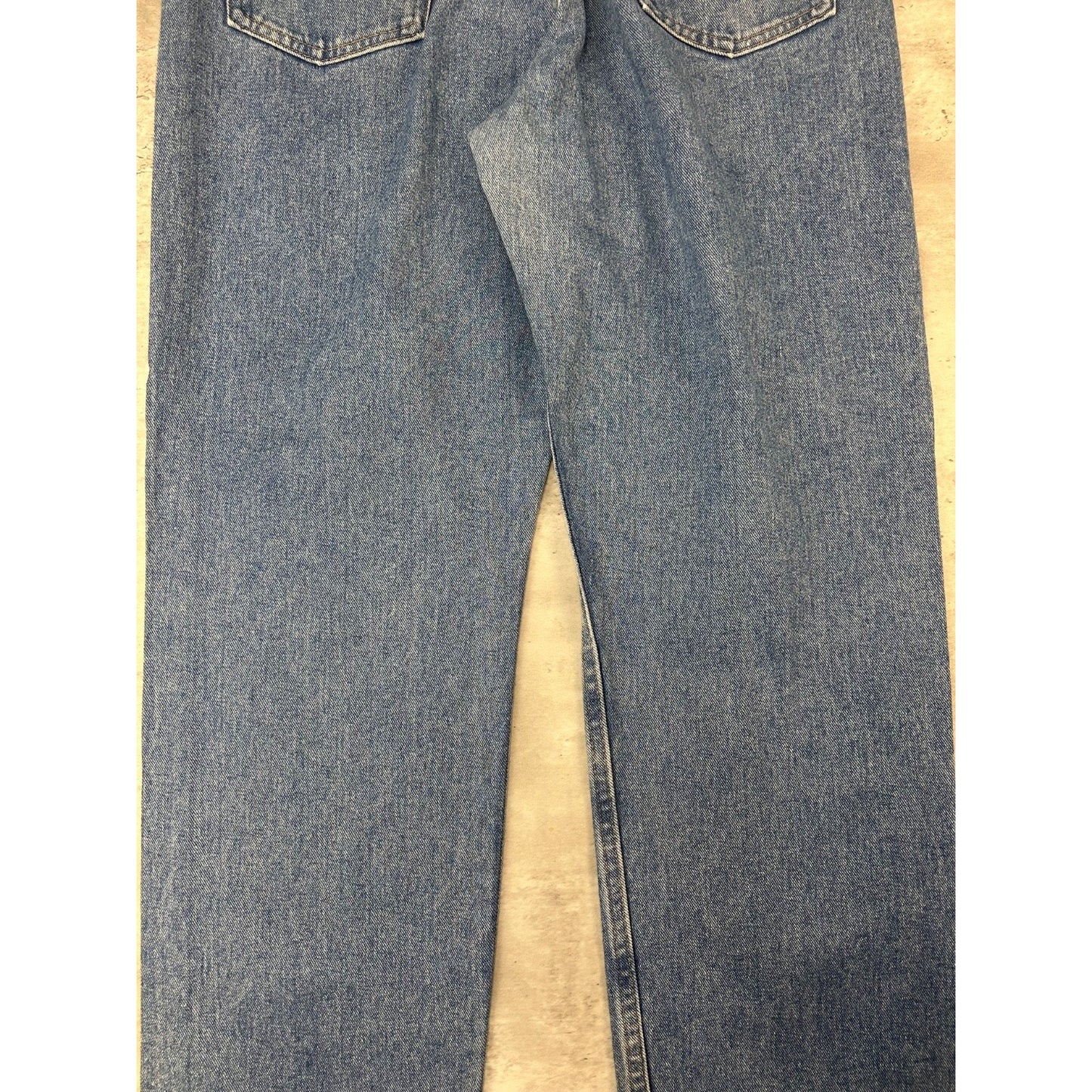 Vintage Wrangler Authentic Jeans Medium Wash Denim Pants Size 37 Blue