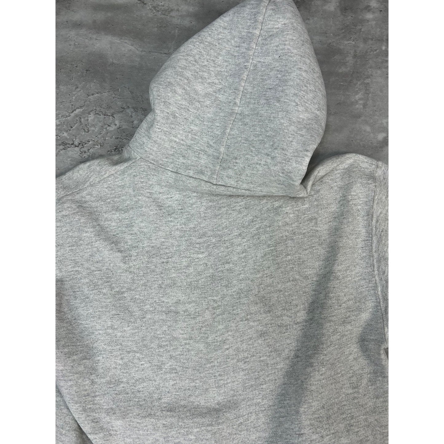 Vintage 90s River Dell Hawks NCAA Baseball Graphic Hooded Sweatshirt Size Large