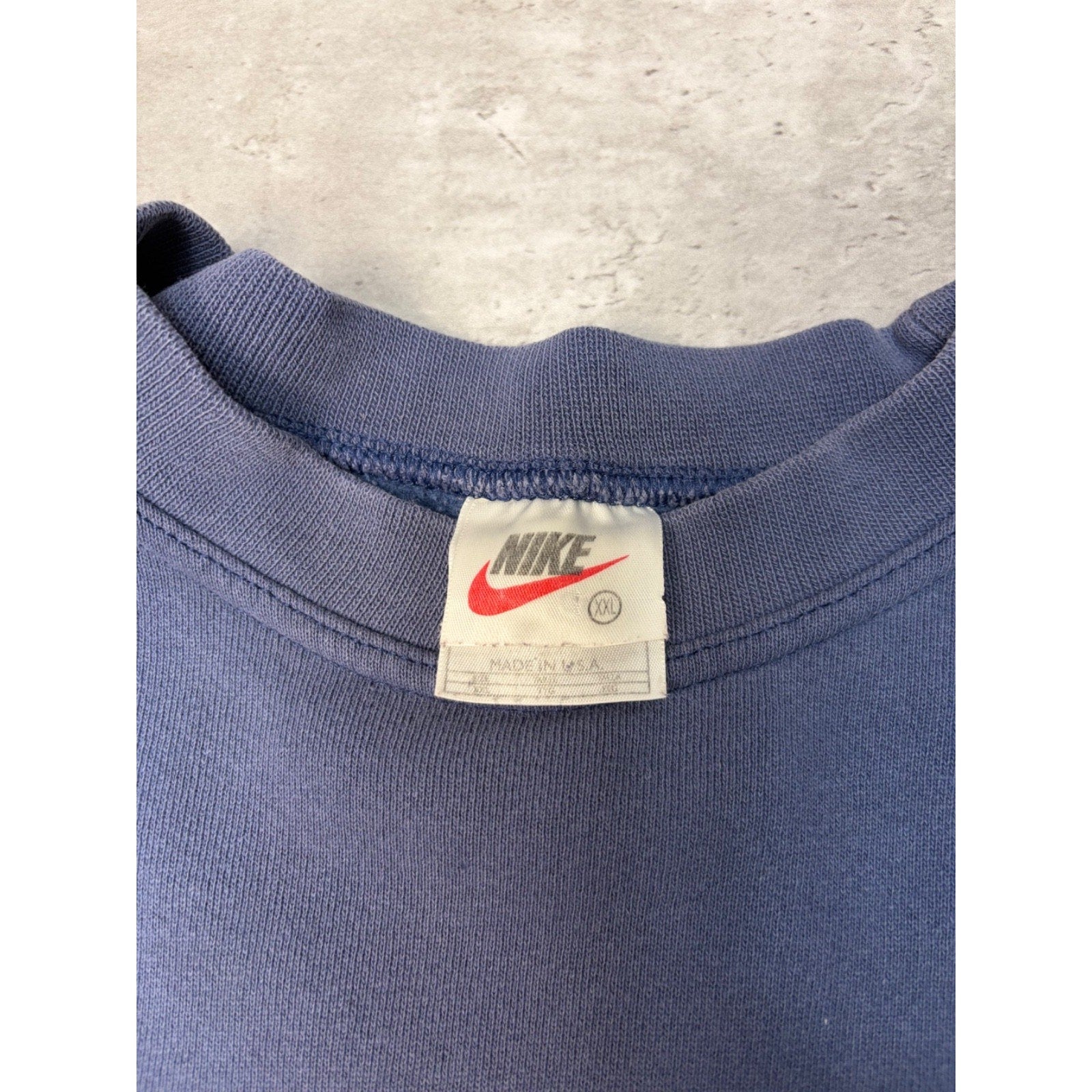 Vintage Nike Tonal Embroidered Mini Swoosh Sweatshirt Size 2XL