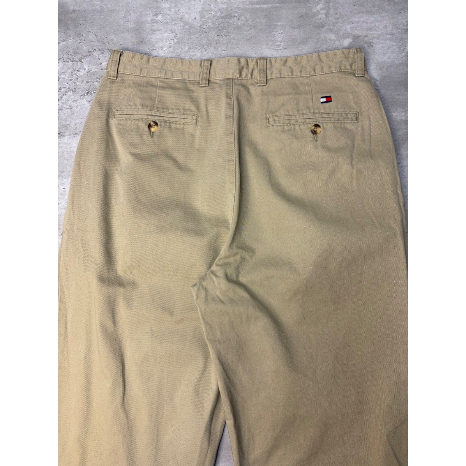 Vintage Tommy Hilfiger Khaki Trouser Style Pants Size 33