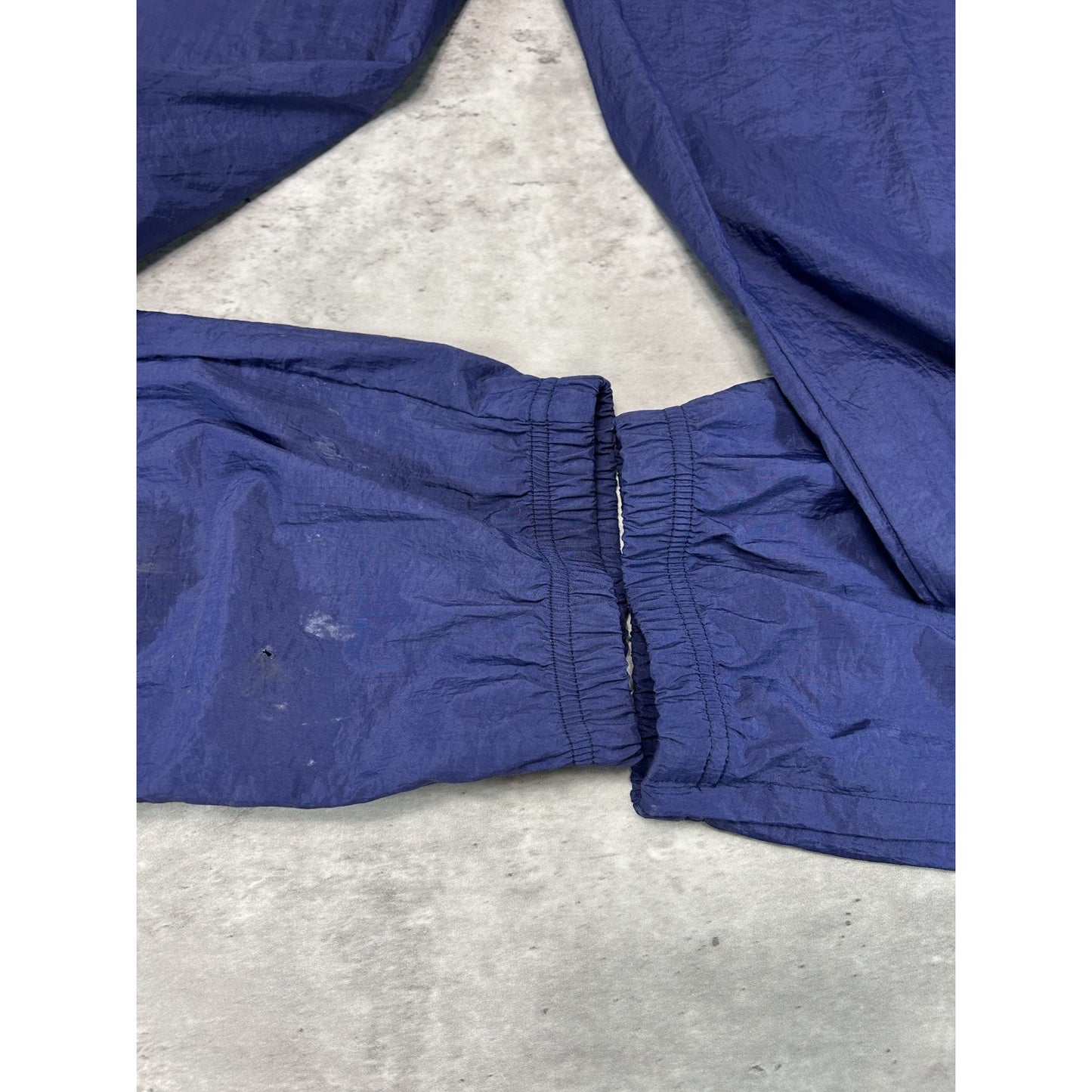 Vintage 90s Team USA Olympics Tonal Embroidered Logo Nylon Track Pants Sz Large