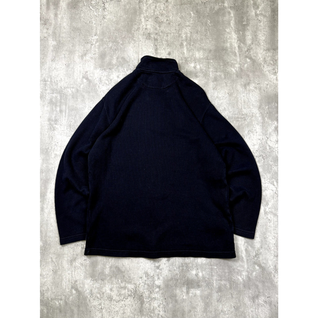 Vintage Chaps Ralph Lauren Embroidered Spellout 1/4 Zip Sweatshirt Size Medium