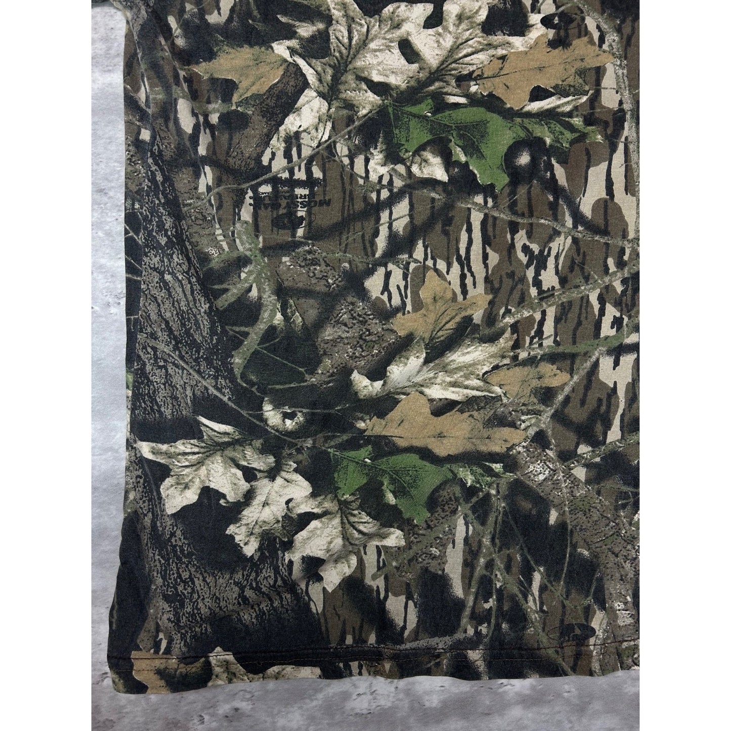 Vintage 90s Mossy Oak Break Up Tree Camo Long Sleeve T-Shirt Size XL