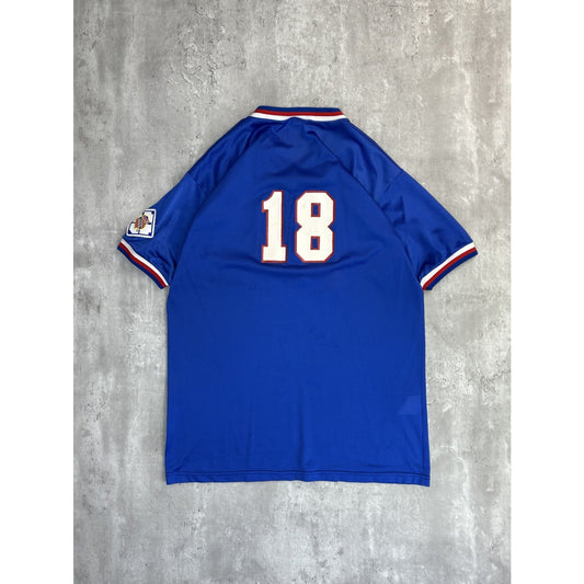 Vintage 80s South Des Moines Cubs #18 Stitched Baseball Jersey Size XL