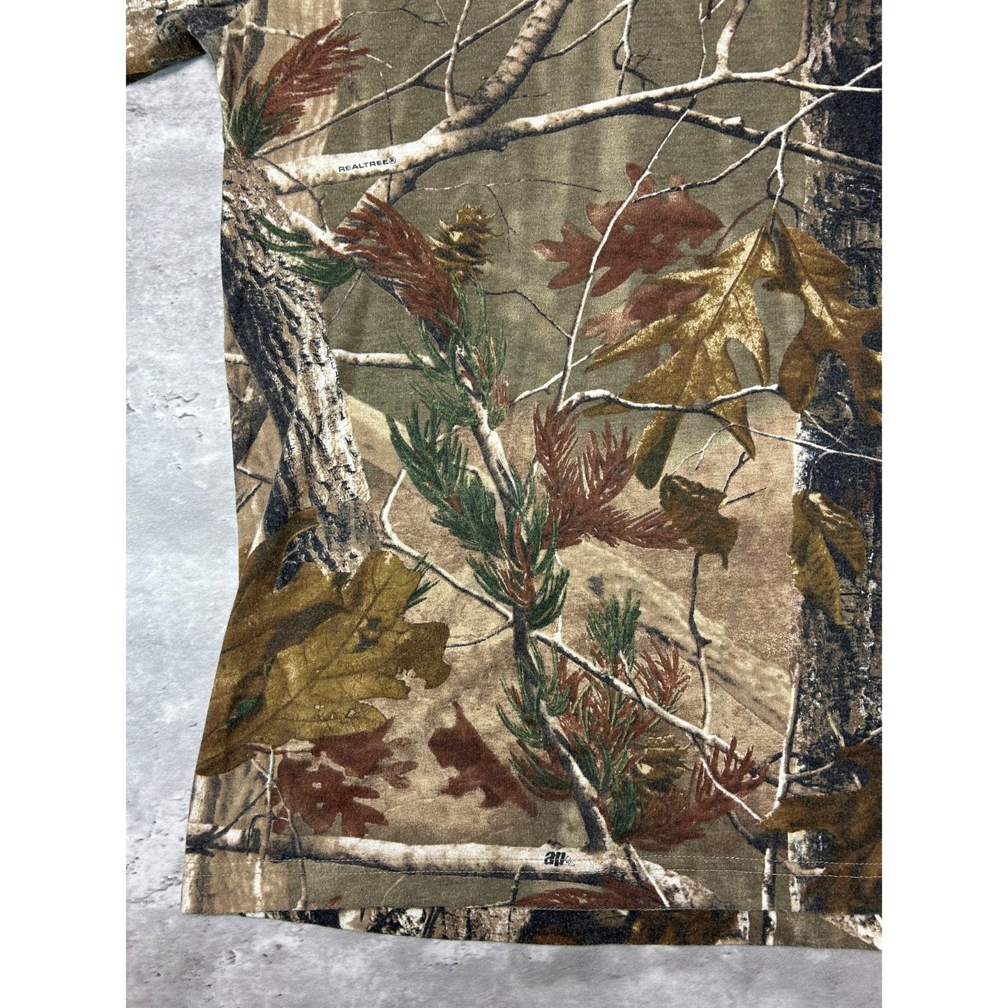Vintage Realtree AP Camo Hunting Long Sleeve T-Shirt Size XL