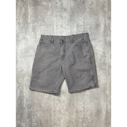 Vintage Dickies Canvas Workwear Five Pocket Shorts Size 38 Gray