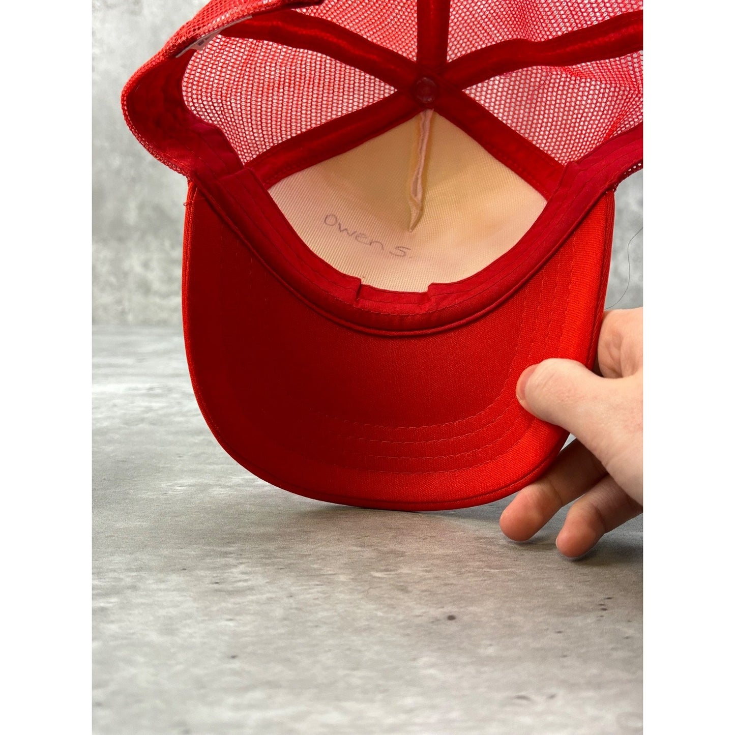 Vintage 80s/90s Cincinnati Reds MLB Graphic Logo Trucker Snapback Hat OSFA