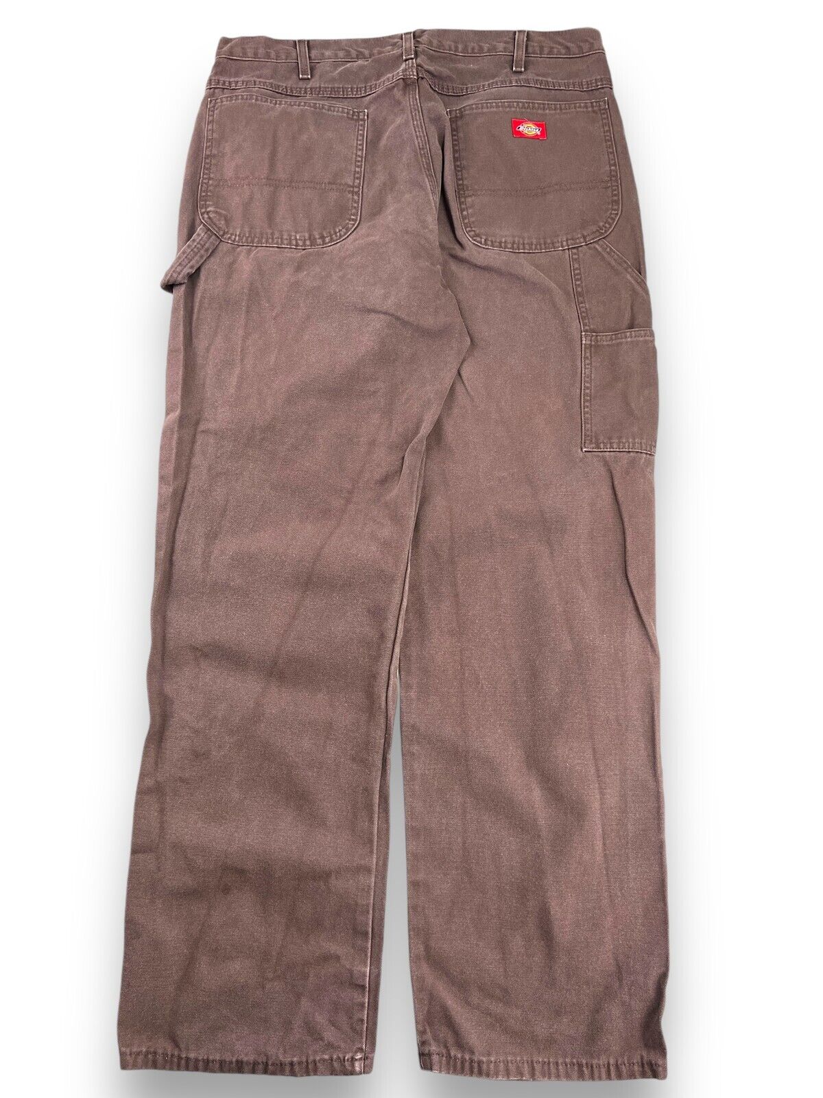 Dickies Canvas Workwear Carpenter Pants Size 36 Brown