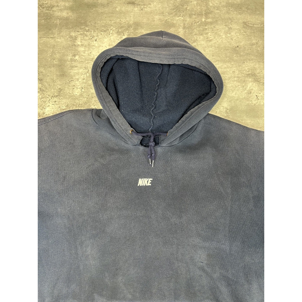 Vintage 2000s Nike Middle Spellout Pullover Hooded Sweatshirt Size 2XL